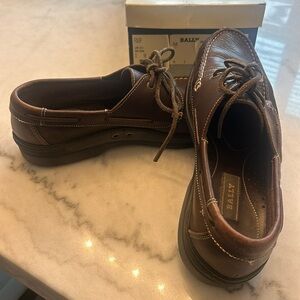 Bally Shoes Mens 10D Dark Brown SWITZERLAND Leather‎ Designer Shoes